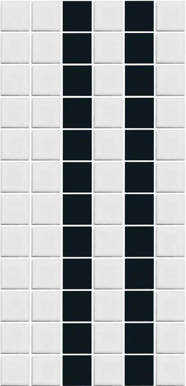 Glazed Aqueduct Border| Craftsman Squares | Porcelain - Image 3