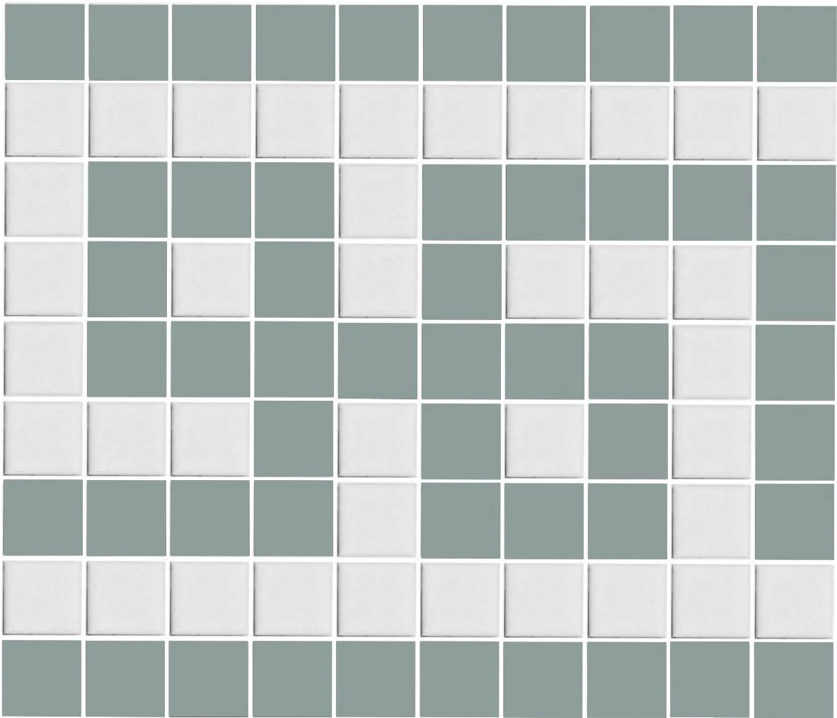 Greek Key Infinity Border | Square | Porcelain - Image 6